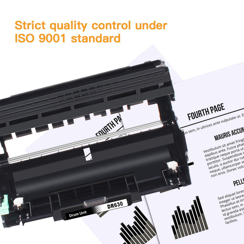 [Australia - AusPower] - E-Z Ink (TM) Compatible Drum Unit Replacement for Brother DR630 DR 630 Compatible with HL-L2300D HL-L2320D HL-L2340DW HL-L2360DW HL-L2380DW MFC-L2740DW MFC-L2720DW MFC-L2700DW DCP-L2540DW (1 Pack) 