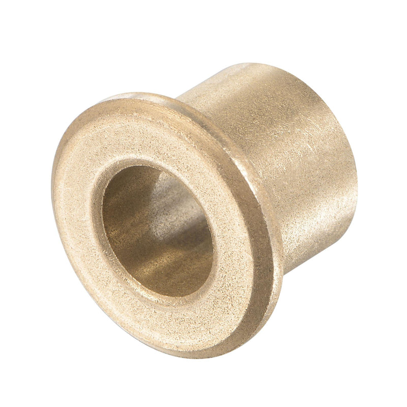 [Australia - AusPower] - uxcell Flange Sleeve Bearings 8mm Bore 12mm OD 12mm Length 16mm Flange Dia 2mm Flange Thickness Sintered Bronze Self-Lubricating Bushing 4pcs 8x12x12mm 