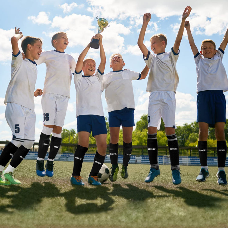 [Australia - AusPower] - Uantc Shin Guards - Soccer Shin Guards Cushion Protection Reduce Shocks and Injuries - Calf Protective Gear Shin Guards for Kids/Adult - Shin Guards Soccer Youth for Boys/Girls Black Small 