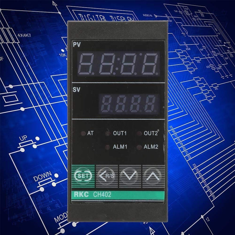 [Australia - AusPower] - Beennex CH402 FK02-MAN-NN Digital Temperature Controller Intelligent Digital Switch PID Temperature Regulator Improved Sensor 