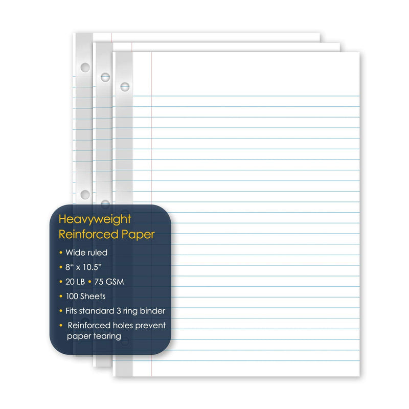 [Australia - AusPower] - iScholar Reinforced Notebook Filler Paper (83110) Wide Ruled 