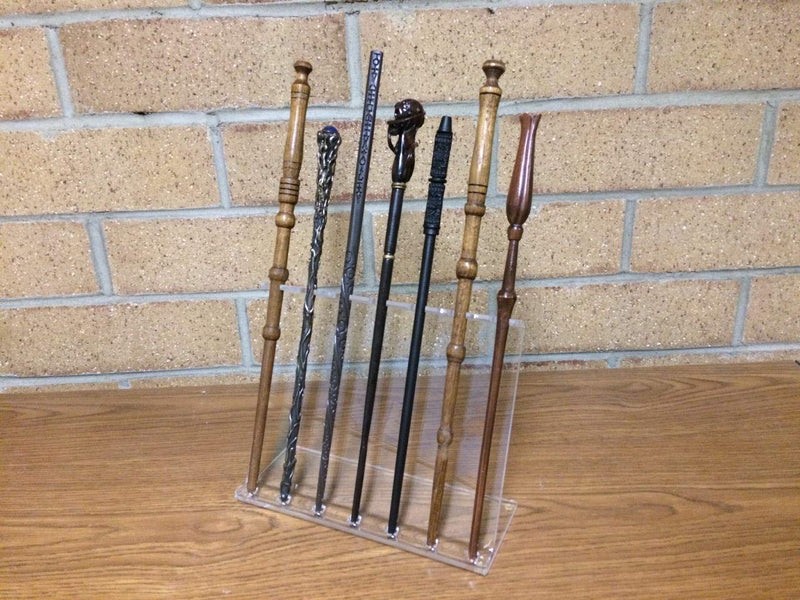 [Australia - AusPower] - Magic Wand Vertical Display. Made from transparent acrylic, makes your wands look like they are floating. 