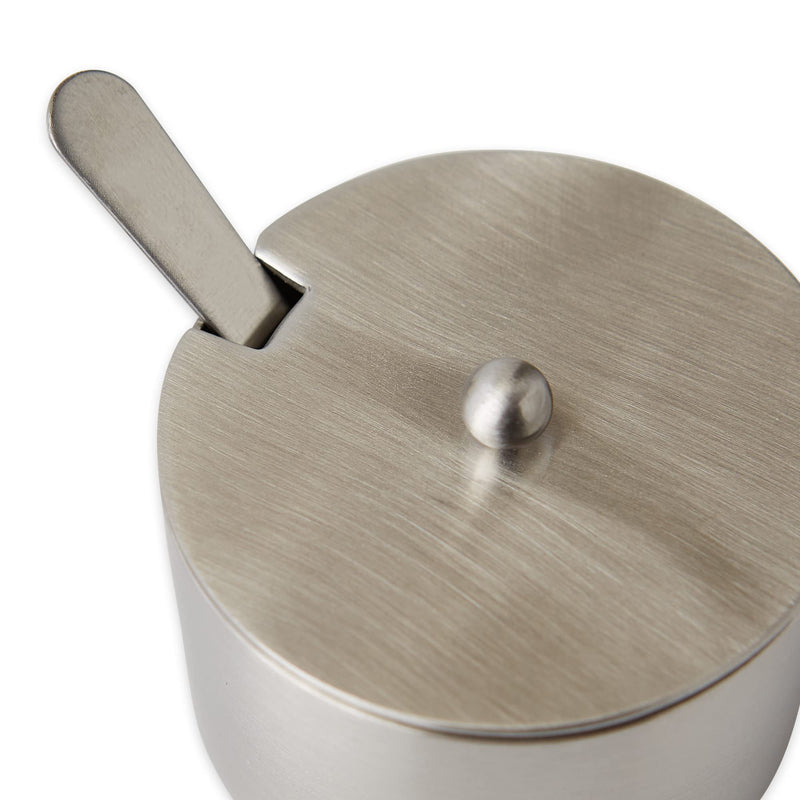[Australia - AusPower] - RSVP International Endurance Kitchen Collection Salt Cellar Set with Spoon, Dishwasher Safe, 2-Ounce, Brushed Stainless Steel 