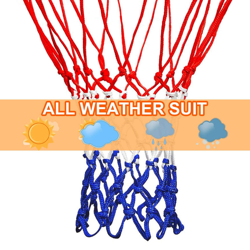 [Australia - AusPower] - LAO XUE Upgraded Thickening Heavy Duty 21inches Standard Basketball Nets,Rainproof Sunscreen for All-Weather Thick Nets,12 Loops for Indoor and Outdoor Professional Competitions Replacement Net 