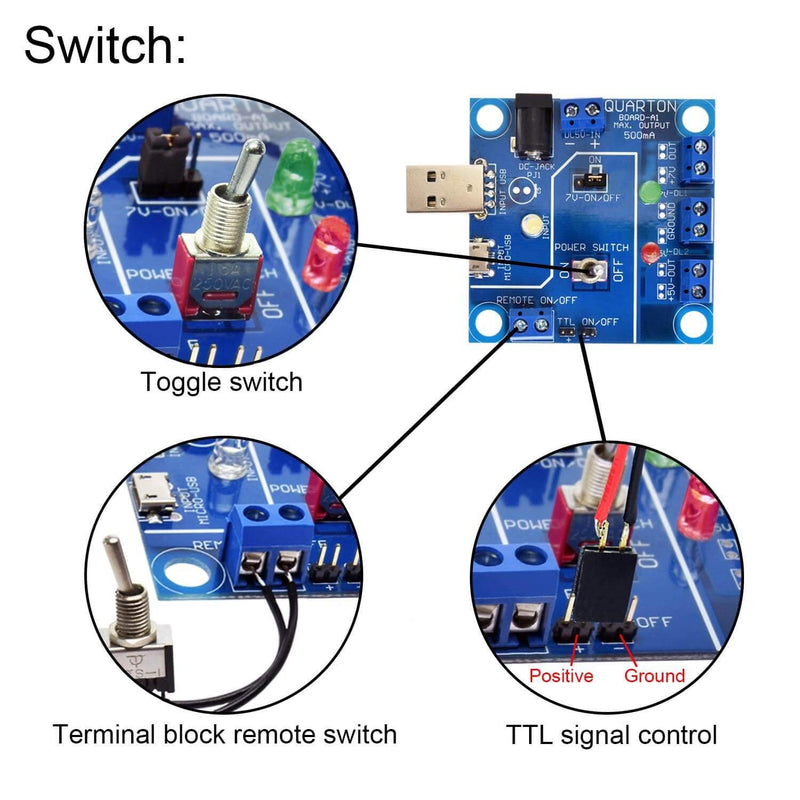 [Australia - AusPower] - Quarton Multi-Function Power Supply Board for Laser Module Use (LMPS-MP1) 