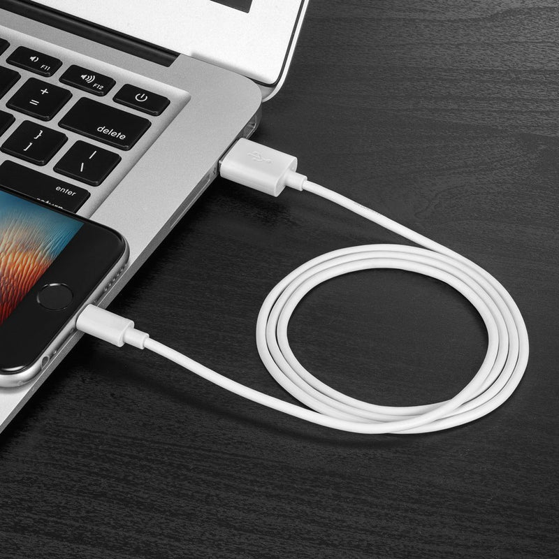 [Australia - AusPower] - SHARLLEN iPhone Charger Cable (3 Pack 3FT) Fast USB iPhone Charging Cable Long Cord Compatible iPhone 11/XS/Max/XR/X/8/8 Plus/7/7 Plus/6/6 Plus/6S/6S Plus More (White) 