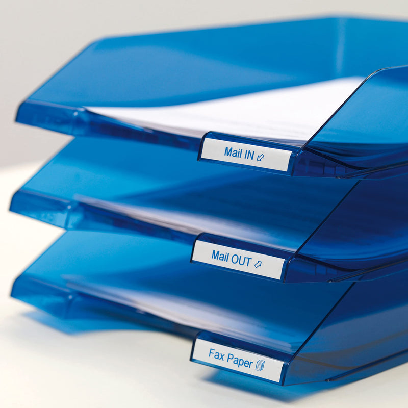 [Australia - AusPower] - Dymo D1 Standard Labelling Tape 12mm x 7m - Blue on White 1 count 