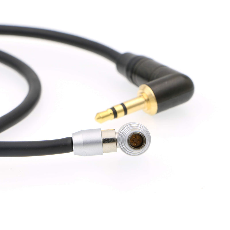 [Australia - AusPower] - Audio Cable for ARRI Alexa Mini Camera Right Angle 5 Pin Male to 3.5mm Right Angle TRS 20 Inches 50cm 