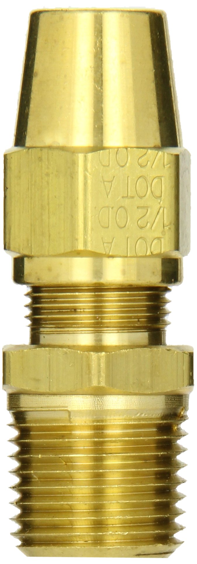 [Australia - AusPower] - EATON Weatherhead 1368X8X8 Air Brake Tubing Male Connector, 1/2" Tube OD, 1/2" Male Pipe Thread 