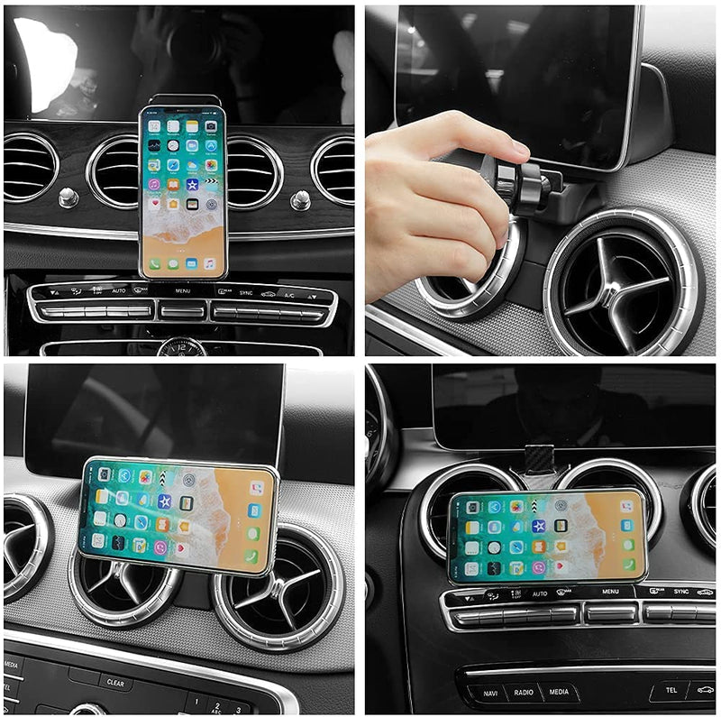 [Australia - AusPower] - Bwen Magnetic Car Phone Mount Custom Fit for Volvo XC60 2018-2021,Strong Magnet Power Air Vent Car Phone Mount for Dashboard, 360° Rotation Adjustable Car Vent Mount Fit for for Any Smartphones. 