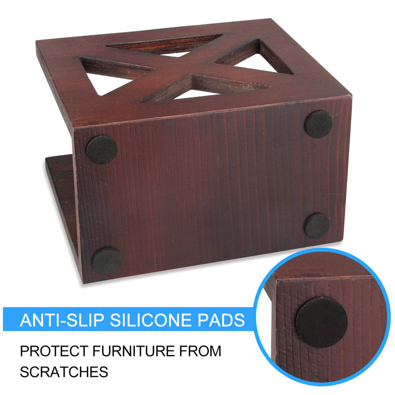 [Australia - AusPower] - Farmhouse Napkin Holder Rustic Wooden Napkin Holder Fancy Kitchen Napkin Holder Wood Dinner Table Napkin Holder Party Thanksgiving Napkin Holder X style 