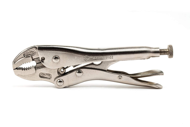 [Australia - AusPower] - SATA 7" Curved Jaw Locking Pliers - ST71102 (ST71102ST), Chrome 