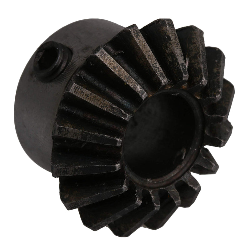[Australia - AusPower] - CNBTR 45# Steel 16 Teeth 1.5 Module Silver Black Bevel Gear Wheel 10mm Hole Dia 