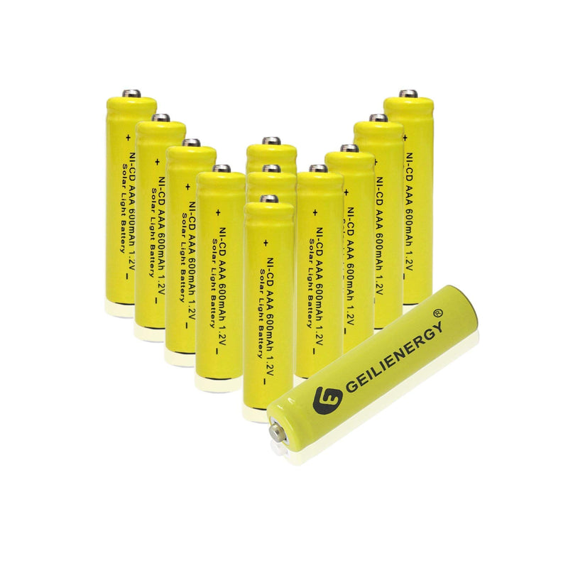 [Australia - AusPower] - 4 Pack BT183342 BT162342 BT166342 Phone Battery with 12 Pack NiCd AAA Rechargeable Batteries for Solar Lights 