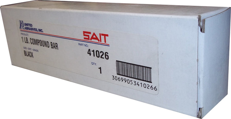[Australia - AusPower] - United Abrasives-SAIT 41026 Compound Bar Black, 1-Pack, 1-Pound 