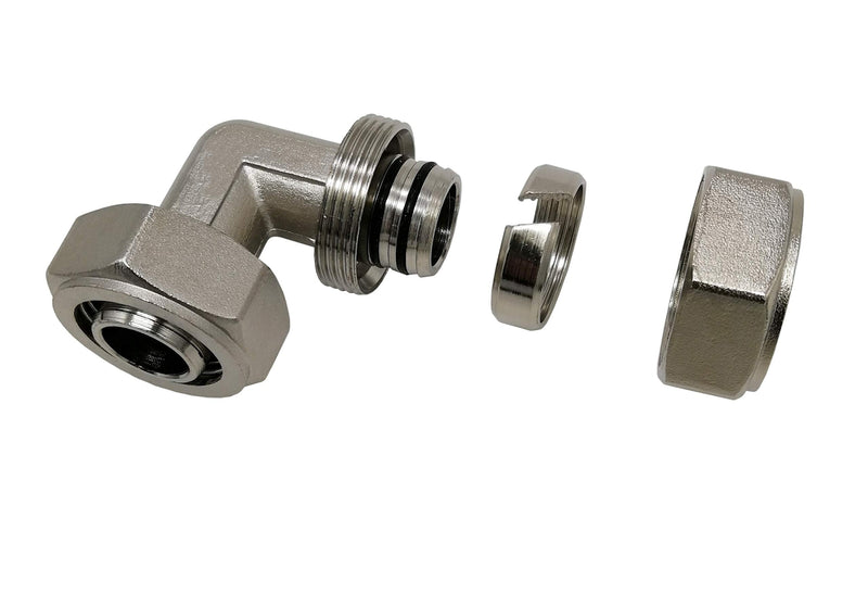 [Australia - AusPower] - 3/4 inch Equal Elbow Fitting, Tube Fitting for 3/4 Inch Tubing System,2 Pack 
