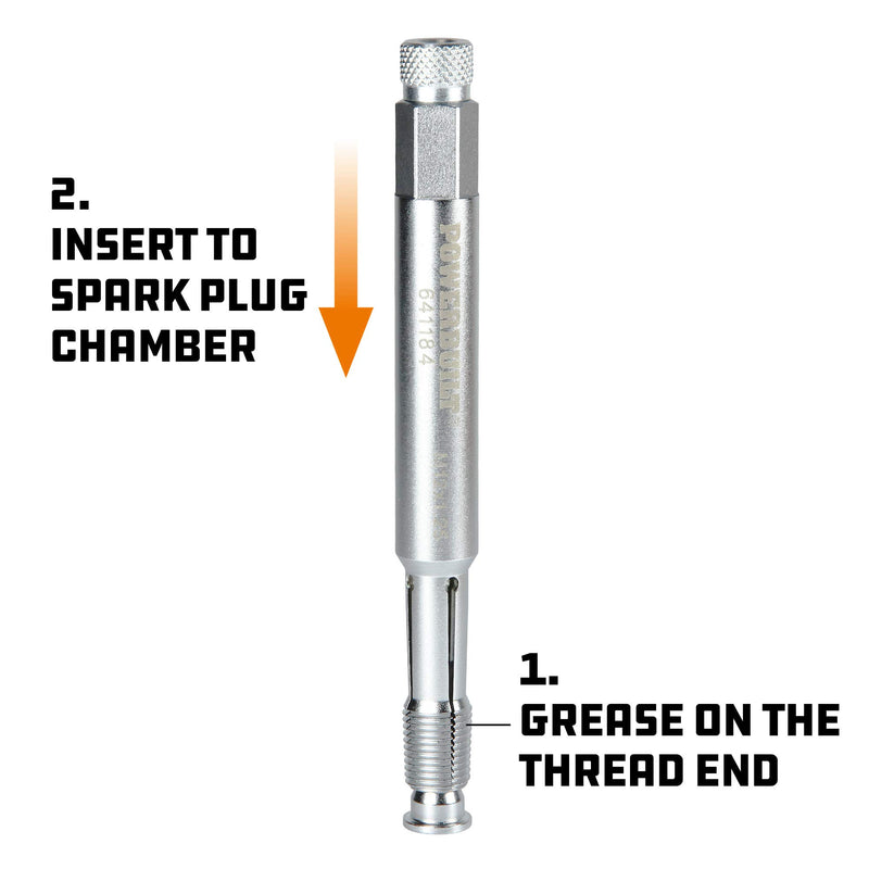 [Australia - AusPower] - Powerbuilt 12mm Back Tap Spark Plug Thread Repair Tool - 641148 