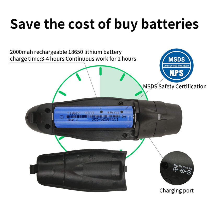 [Australia - AusPower] - ZHT Electronic Whistles for Referees with USB Charging, 3 Tone High Volume Emergency Whistle for Referee Coaches Teacher, Outdoor Camping Hiking Boating Safety Whistles with Lanyard Black 