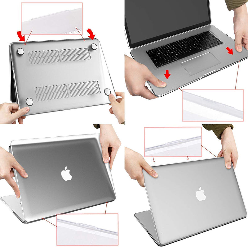 [Australia - AusPower] - B BELK Compatible with MacBook Pro 16 Inch Case 2020 2019 Release A2141, Clear Plastic Laptop Hard Shell Case with Keyboard Cover & Screen Protector, MacBook Pro 16 Case with Touch Bar & Touch ID 