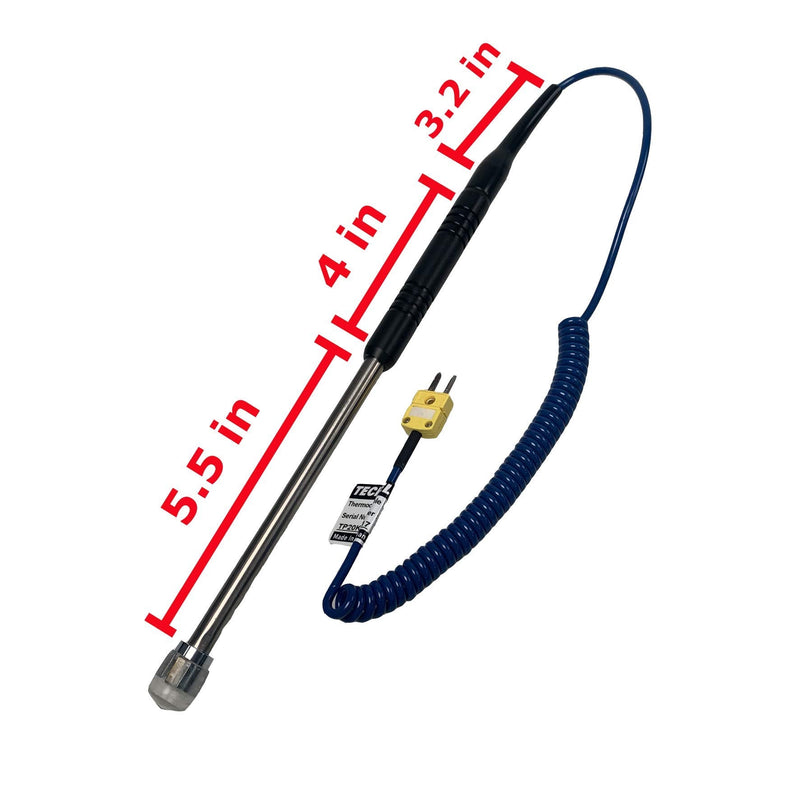 [Australia - AusPower] - TECPEL TPK-04 Surface Thermocouple Probe, Type K, -58 to 932°F (-50 to 500°C) 