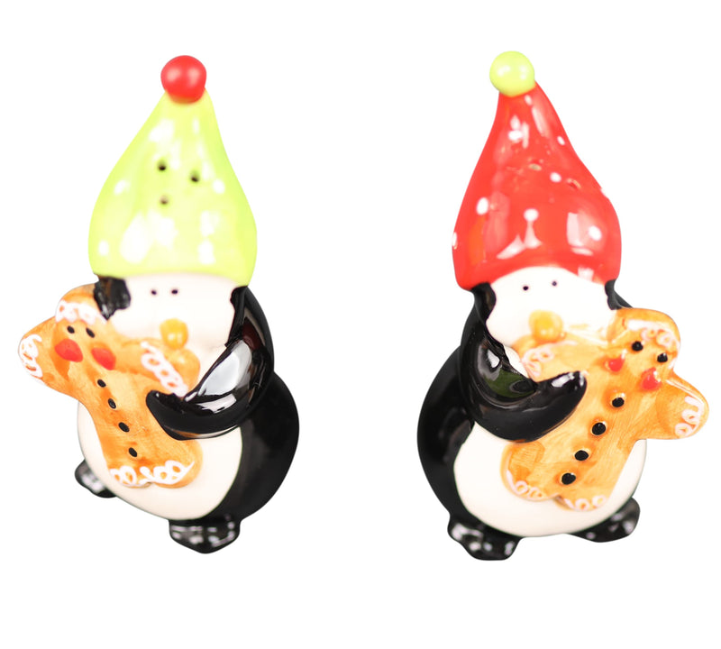 [Australia - AusPower] - Iconikal Ceramic Salt & Pepper Shaker Set, Christmas Penguin 