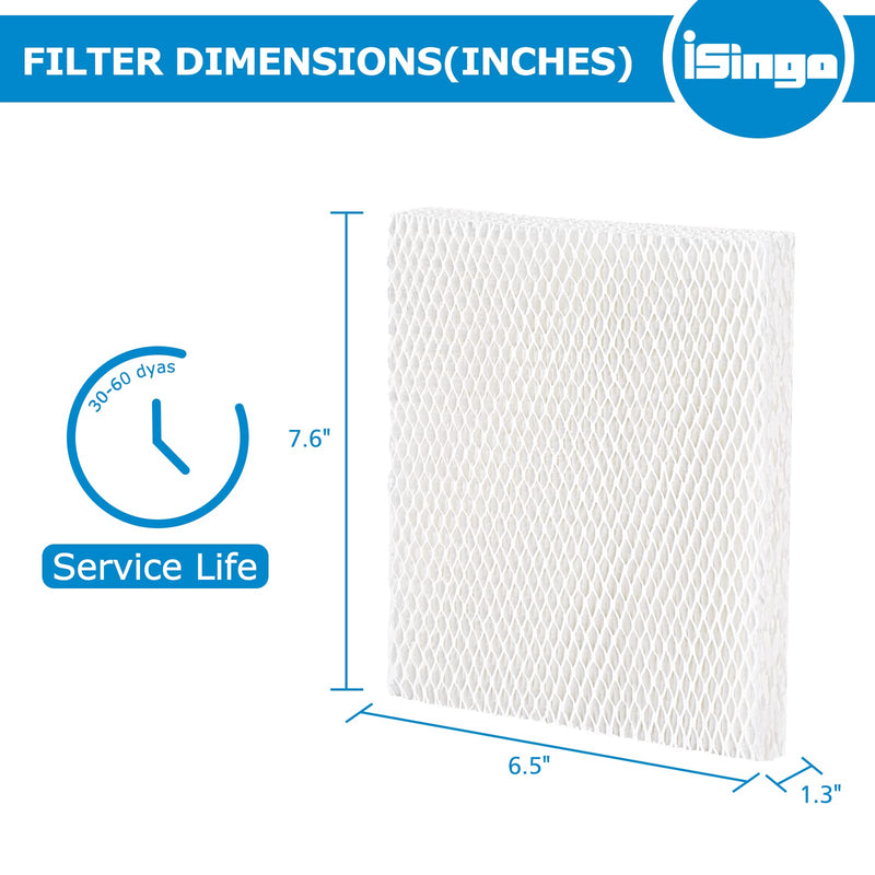 [Australia - AusPower] - iSingo Humidifier Wicking HFT600 Filter T for Honeywell Hev615 Hev620 Humidifier, Compatible with Honeywell HFT600 Humidifier Filter T Compare to Part HFT600T HFT600PDQ, (4 Pack) 4 Pack 