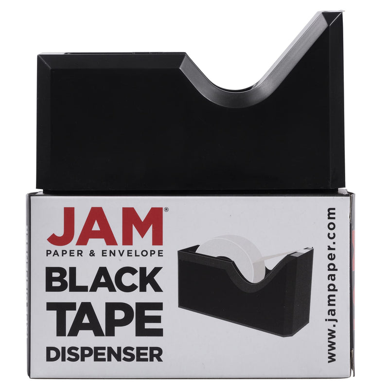[Australia - AusPower] - JAM PAPER Colorful Desk Tape Dispensers - Black - Sold Individually 