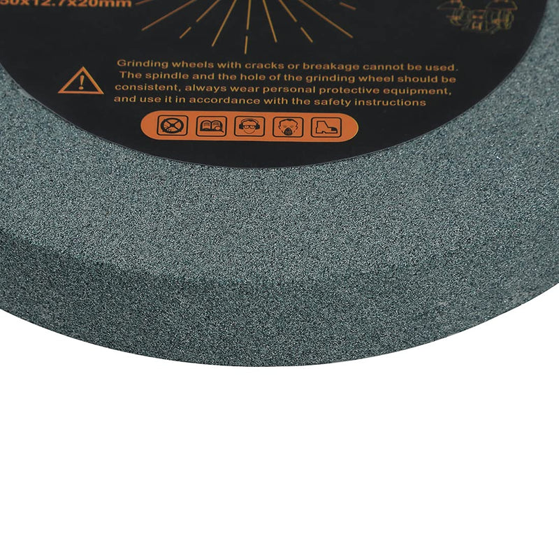 [Australia - AusPower] - AmaCupid 6 inch Grinding Wheel,Green Silicon Carbide.Bench Grinders,for Grinding Carbide Tools and Workpieces.Products of Metal and Non-Metallic Materials. 1/2 Inch Arbor, 3/4 inchThickness,80 Grit 