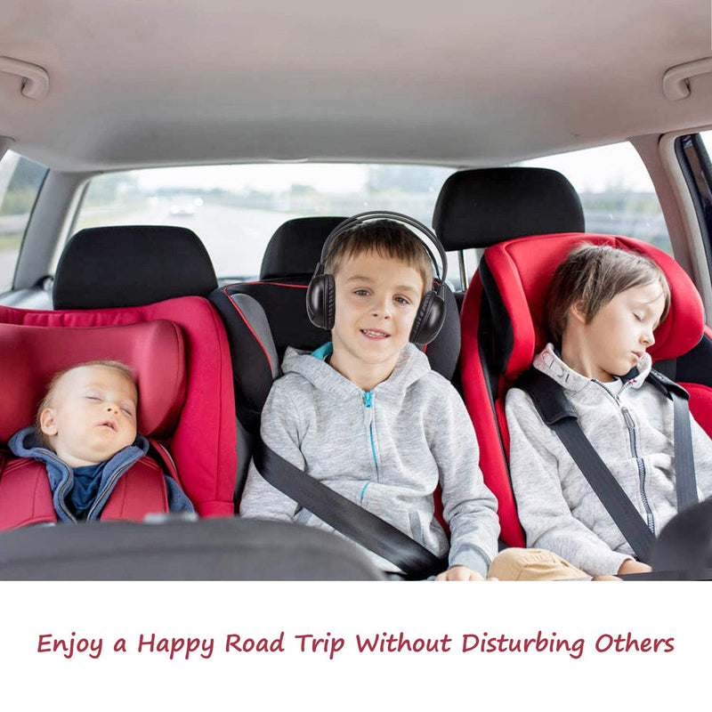 [Australia - AusPower] - Joanbro Infrared Wireless Car Headphones for Town & Country, Sienna, Sequoia, Odyssey, Grand Caravan, Durango, Tahoe, Suburban, Yukon (XL), Acadia, Escalade, Pathfinder, Quest, Enclave, uConnect VES 