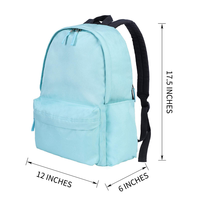 [Australia - AusPower] - Vorspack Backpack Lightweight Backpack for College Travel Work for Men and Women Aqua Blue 