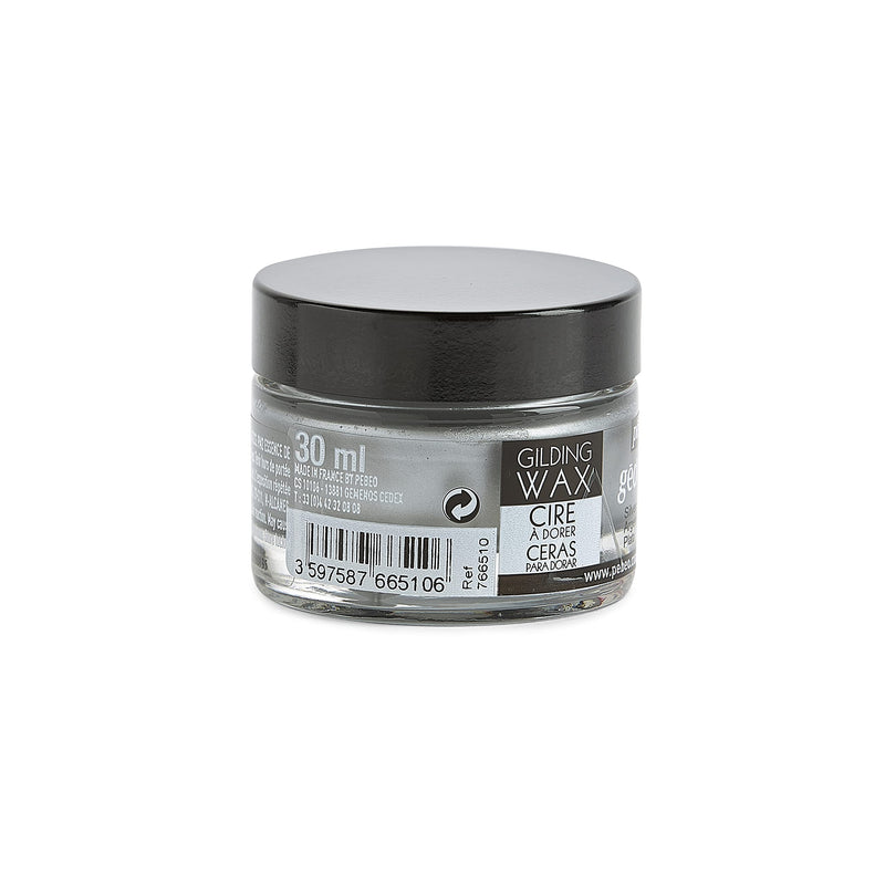 [Australia - AusPower] - Pebeo Gilding Wax, 30 ML, Silver 