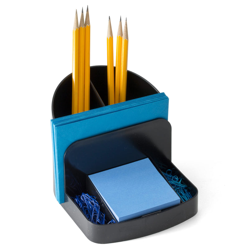 [Australia - AusPower] - Officemate Recycled Deluxe Desk Organizer, Black (26022) 