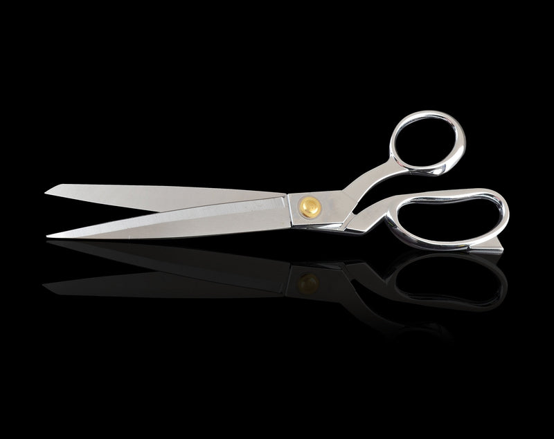 [Australia - AusPower] - eZthings® Heavy Duty 10.5" Scissors for Cutting Fabric, Leather, and Raw Materials (10.5 Inch Silver) 
