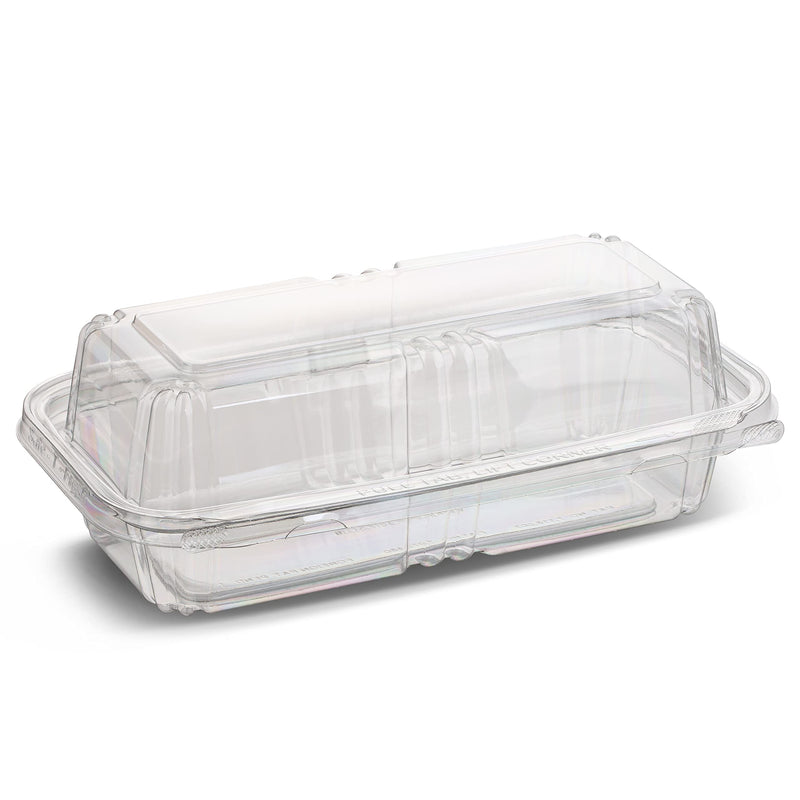 [Australia - AusPower] - Plastic Hoagie or Sub Container 8 inch with Tamper Evident Seal and Hinged Design by MT Products (15 pieces) 