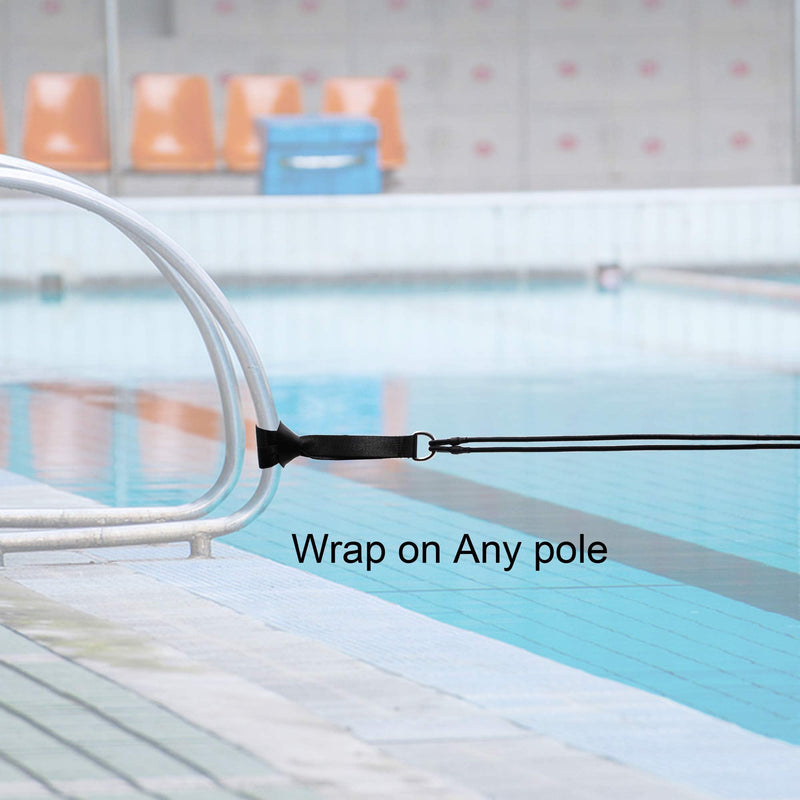 [Australia - AusPower] - YYST 2.0M Pool Swim Training Leash Swim Training Belt Swim Resistance Tether 