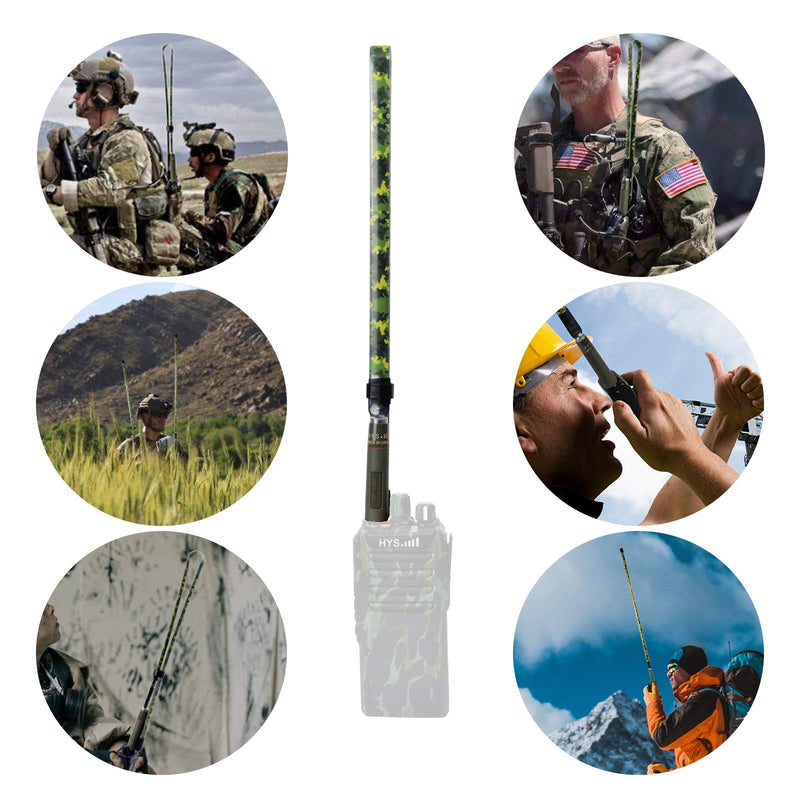 [Australia - AusPower] - HYS 2m/70cm Walkie Talkie SMA Female Base 31.5inch Antenna Dual-Band HT VHF UHF Antennas for baofeng uv-5r bf-f8hp uv-82 WOUXUN KG-UVD1P KG-UV6D Kenwood 2-Way Radio 