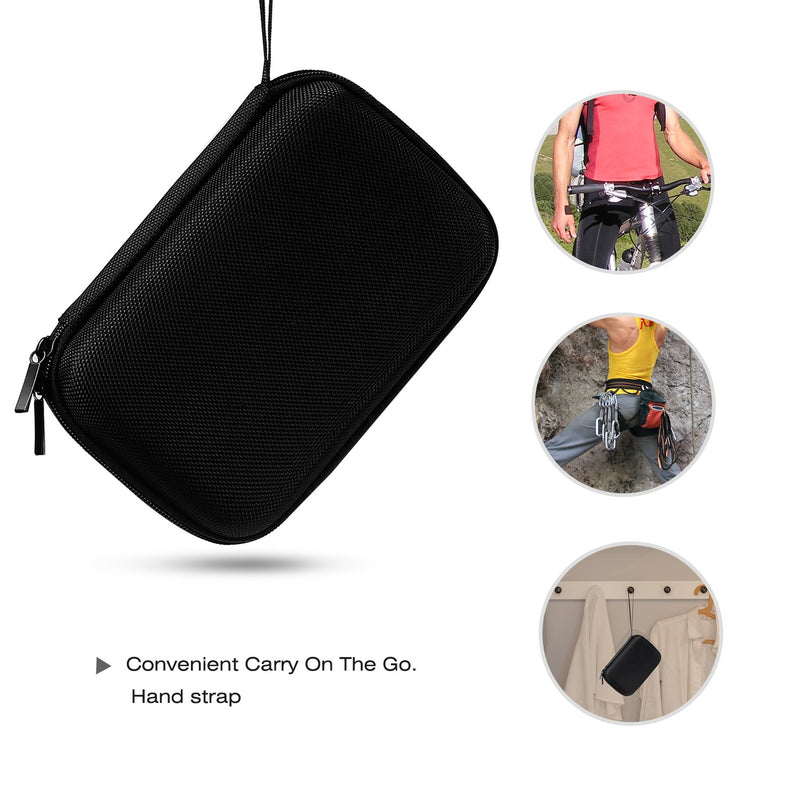 [Australia - AusPower] - MoKo 5-Inch GPS Carrying Case, Portable Hard Shell Protective Pouch Storage Bag for Car GPS Navigator Garmin / Tomtom / Magellan with 5" Display - Black 5 Inch 