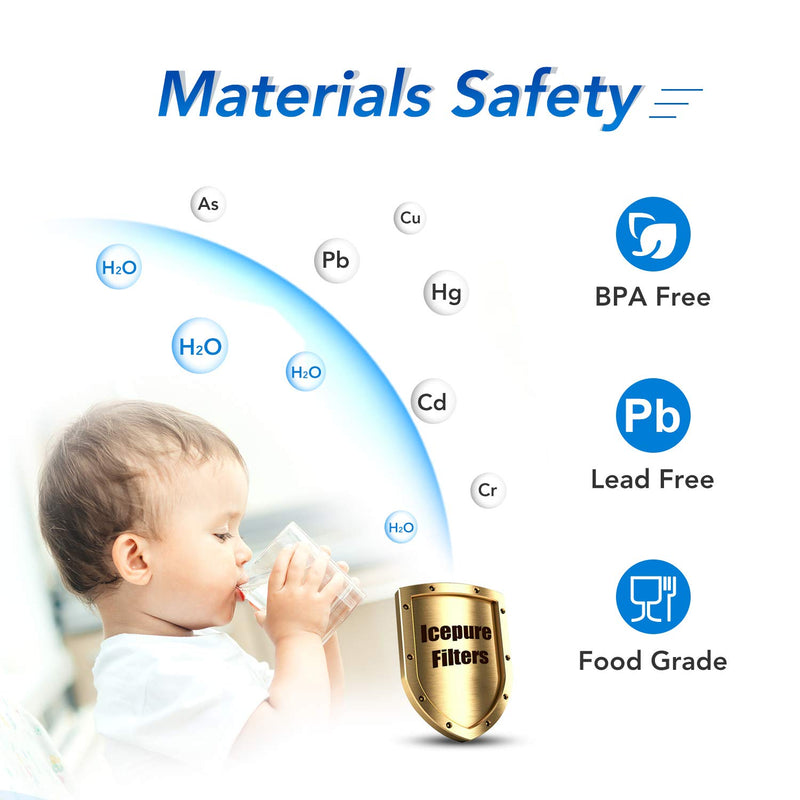 [Australia - AusPower] - 5 Micron 10" x 4.5" Whole House Water Filter Compatible with GE FXHTC, GXWH40L, RFC-BBSA, W50PEHD, Whirlpool WHKF-GD25BB, GXWH35F, GNWH38S, Dupont WFHD13001, Pentek R50-BB, 4WH-HDGR-F01 2PACK 