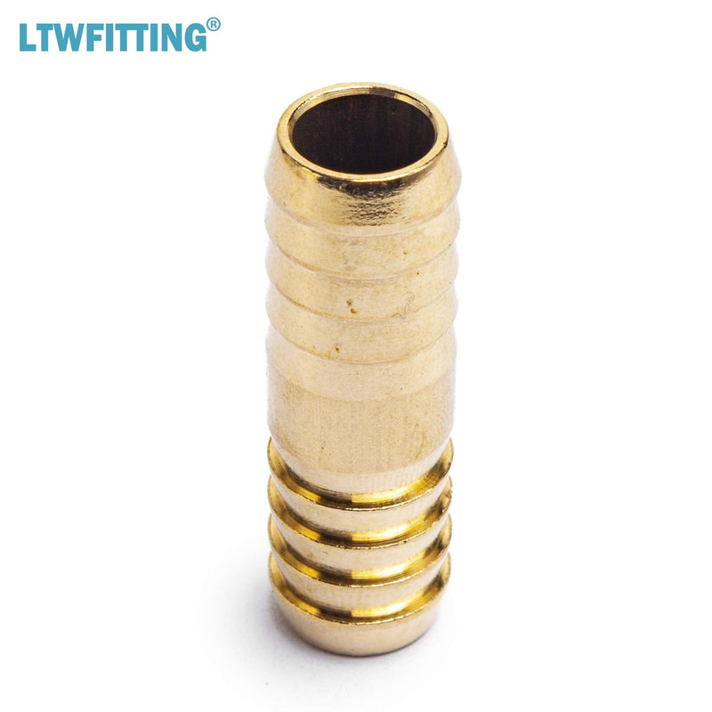 [Australia - AusPower] - LTWFITTING Brass Barb Splicer Mender 1/2-Inch ID Hose Fitting Air Water Fuel Hose Joiner(Pack of 5) 