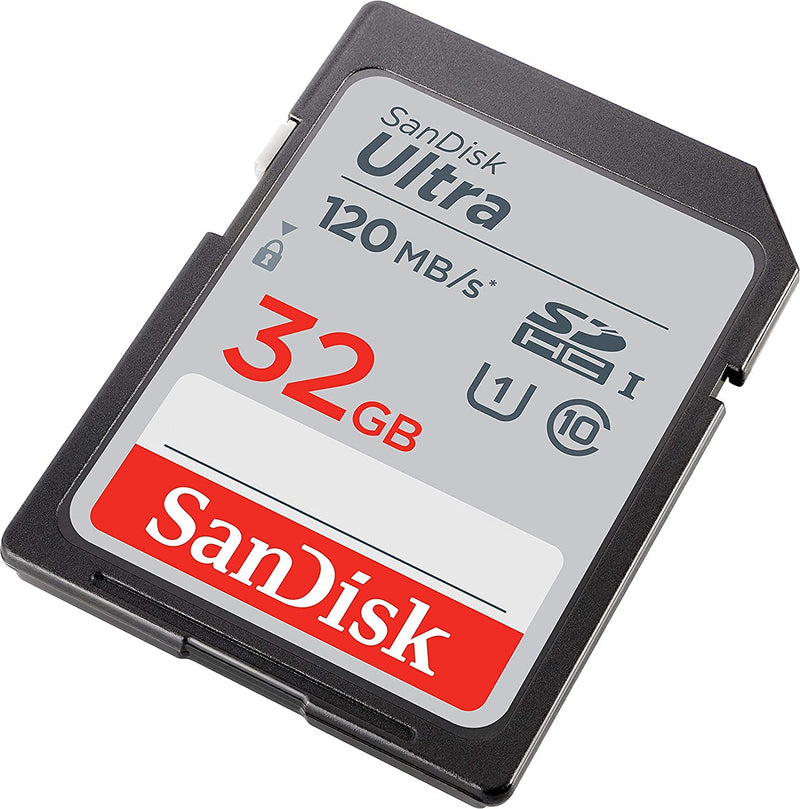 [Australia - AusPower] - SanDisk 32GB SDHC SD Ultra Memory Card Class 10 Works with Sony Cyber-Shot DSC-W800, W830, W810 Digital Camera (SDSDUN4-032G-GN6IN) Bundle with 1 Everything But Stromboli Multi-Slot Card Reader Class 10 32GB 