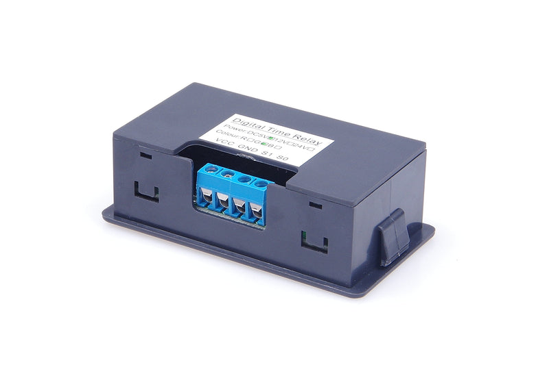[Australia - AusPower] - KNACRO 1500W DC 5V (5-8V) Automotive Relay Switch, Digital Time Delay Relay Board with Dual-Color (Red+Green) LED Display, On-Off Delay Timer Switch Support Cycle of Time for Car Vehicle 