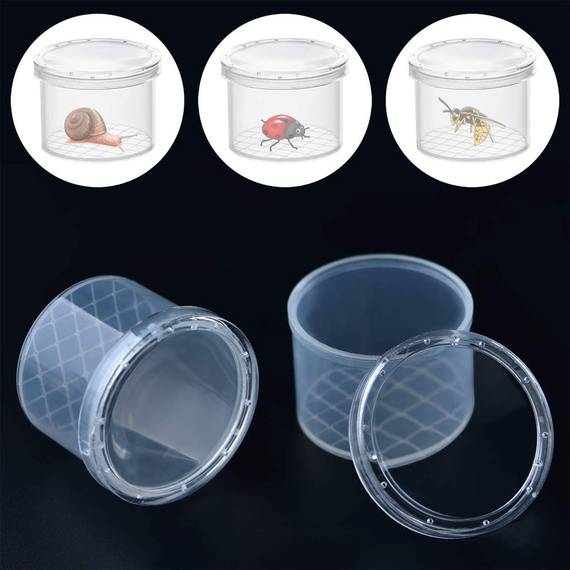 [Australia - AusPower] - Coopay 40 Pieces Bug Viewer Critter Insect Cage Magnifying Insect Box Bug Magnifier Container Bug Catcher Cage, Kids Science Nature Exploration Toys 