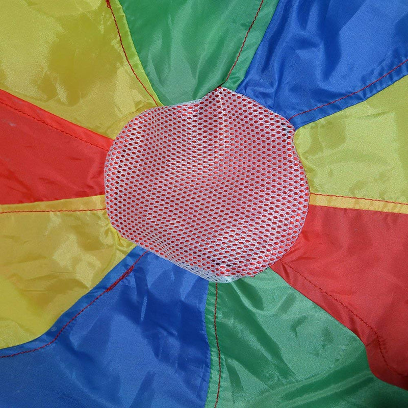 [Australia - AusPower] - Sonyabecca Parachute 8 Foot for Kids with 9 Handles Play Parachute for 4 8 Kids Tent Cooperative Games Birthday Gift 