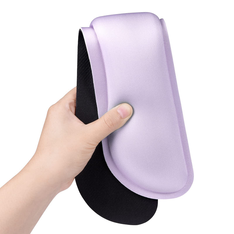 [Australia - AusPower] - Dapesuom Enlarge Keyboard Wrist Rest Pad,Memory Foam Set Wrist Cushion Support for Easy Typing & Pain Relief,Mouse Wrist Pad,Anti-Slip Wrist Support for Gaming,Computer, Laptop, Office,Vanilla Purple Vanilla Purple 