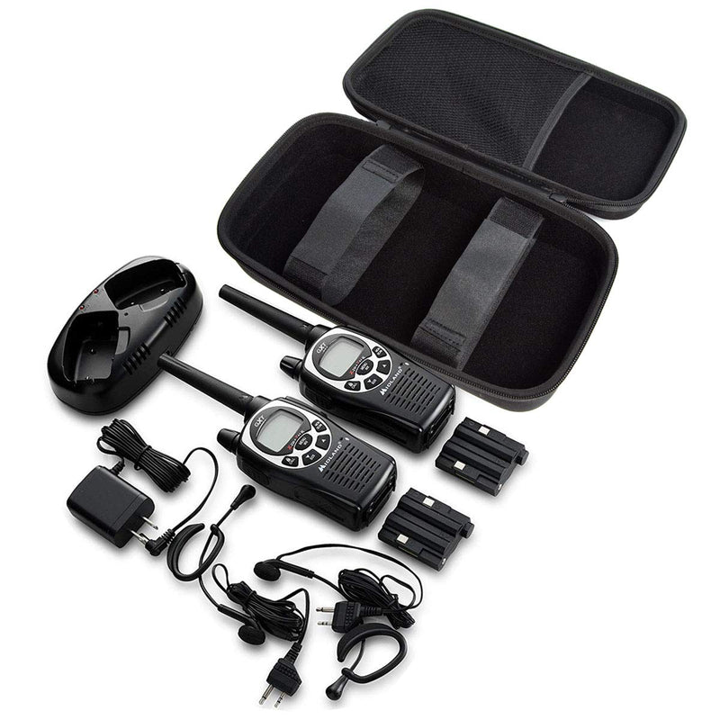 [Australia - AusPower] - Universal Radio Carrying Case Midland GXT1000VP4 Radio Case Two-Way Radio Hard Case Handy Radio Holder Radio Pouch Compatible with Midland/Motorola/Baofeng/Retevis/Kenwood Radio Midland case 