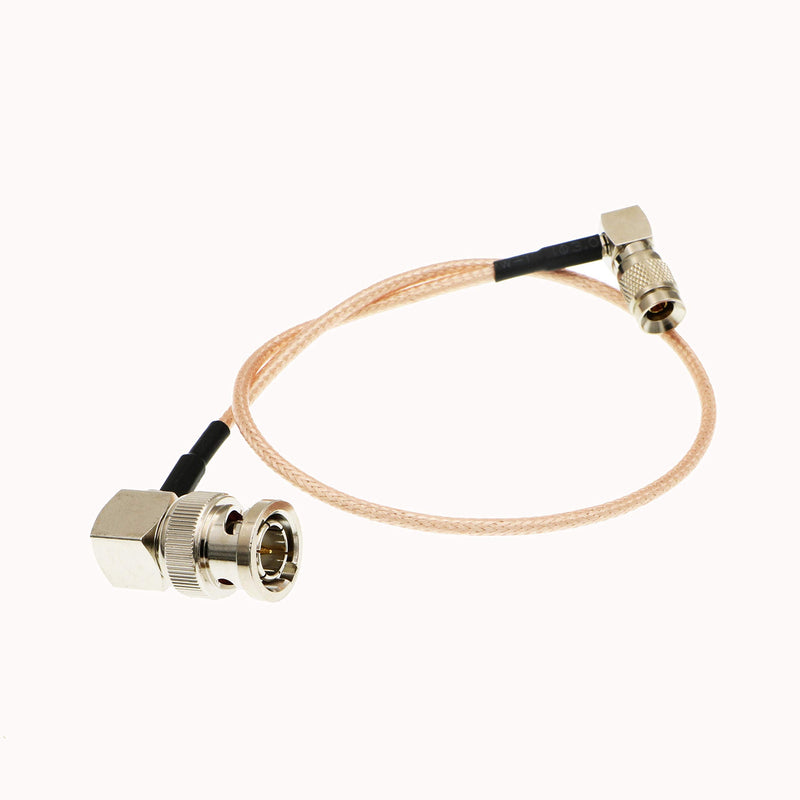 [Australia - AusPower] - Uonecn Right Angle DIN 1.0/2.3 Mini BNC to RG179 Right Angle BNC Coaxial Cable Video Cable for Blackmagic HyperDeck Shuttle 75ohm 