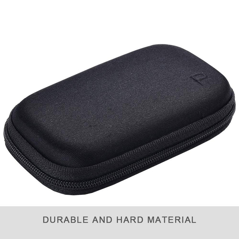 [Australia - AusPower] - Hard Case Compatible for SanDisk 500GB/ 250GB/ 1TB/ 2TB/ 4TB Extreme Portable SSD - SDSSDE60-500G-G25, Also Fits for Sandisk Pro (Black) Black 