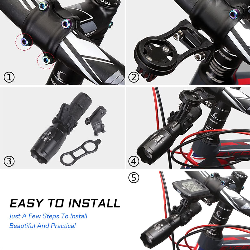 [Australia - AusPower] - KIEVODE Bike Extended Out-Front Mount Kit for Garmin Edge, Bicycle Handlebar Mount Computer GPS Holder for NiteRider Adapter, Sports Action Camera, 25 130 200 500 510 520 800 810 820 1000 1030 