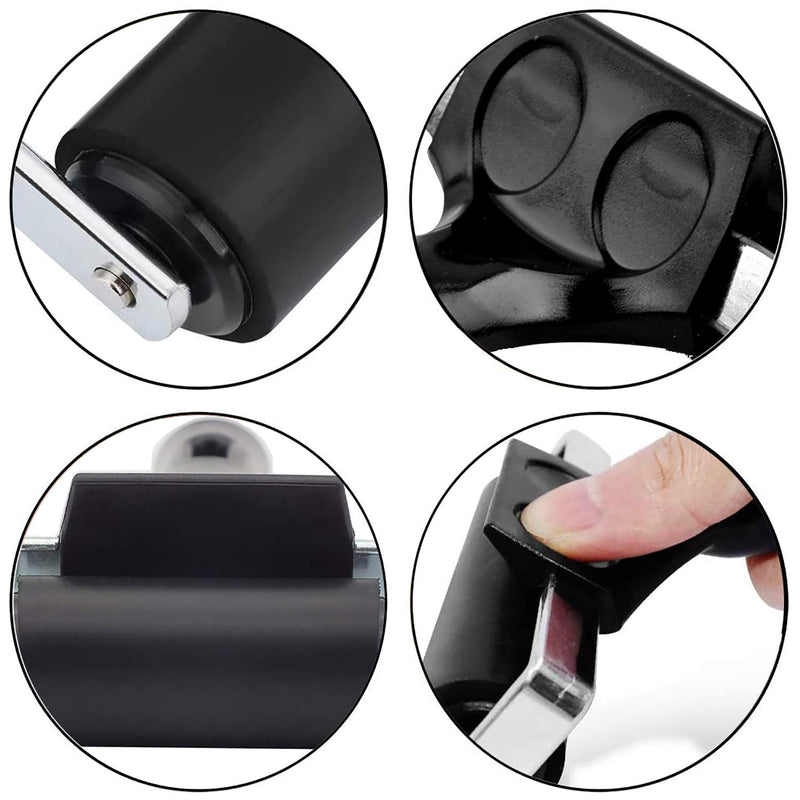 [Australia - AusPower] - 3 Packs Printmaking Brayer - Brayer Rollers for Crafting, Vinyl Hard Rubber Roller Brayers, Cricut Roller for Gluing, Printing, Inking and Stamping(Black) Balck 