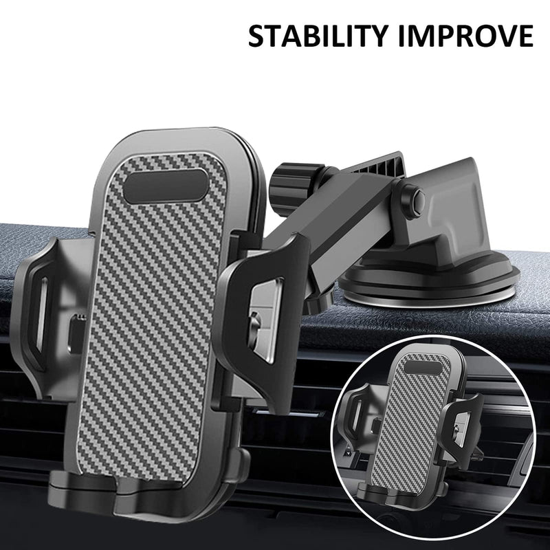 [Australia - AusPower] - Car Phone Mount Holder for Samsung Galaxy S21 S20 S22 Plus Ultra FE 5G,A21 A52 A12 A50 A20 A10E A31 A11 A02S A6,Google Pixel 4A 5G/5 4 XL 3A 3 and All Cell Phone,Windshield/Dashboard/Window+Air Vent 